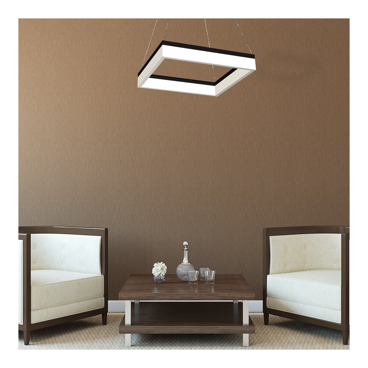MiLagro LAMPA WISZĄCA NERO 32W LED ML081