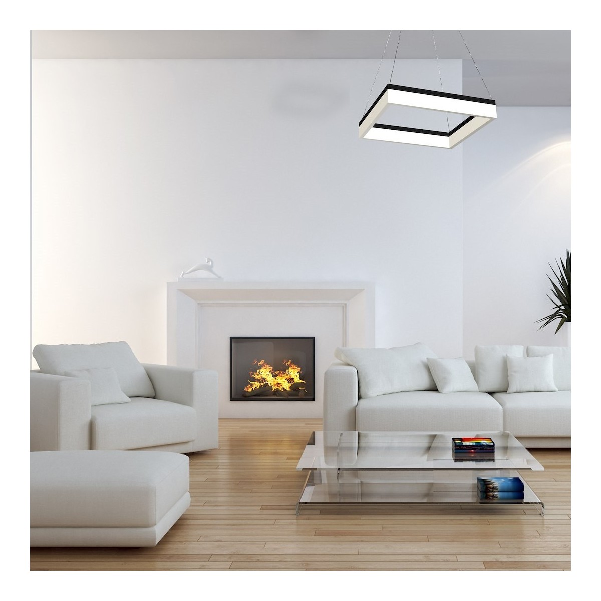 MiLagro LAMPA WISZĄCA NERO 32W LED ML081