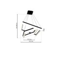 MiLagro LAMPA WISZĄCA NERO 80W LED ML082