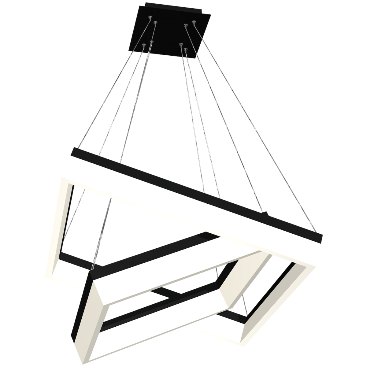 MiLagro LAMPA WISZĄCA NERO 80W LED ML082