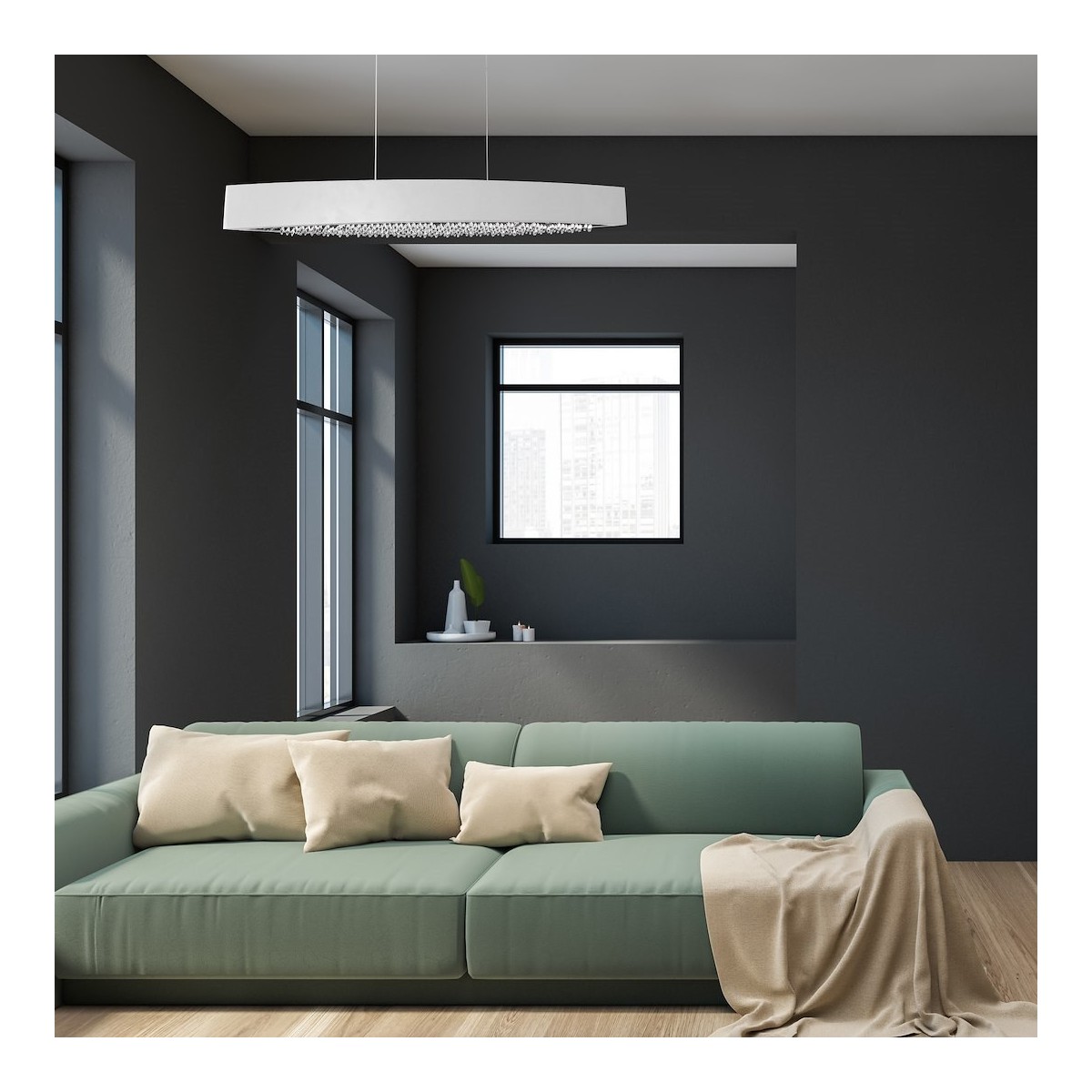 MiLagro LAMPA WISZĄCA BOCCA 24W LED ML015