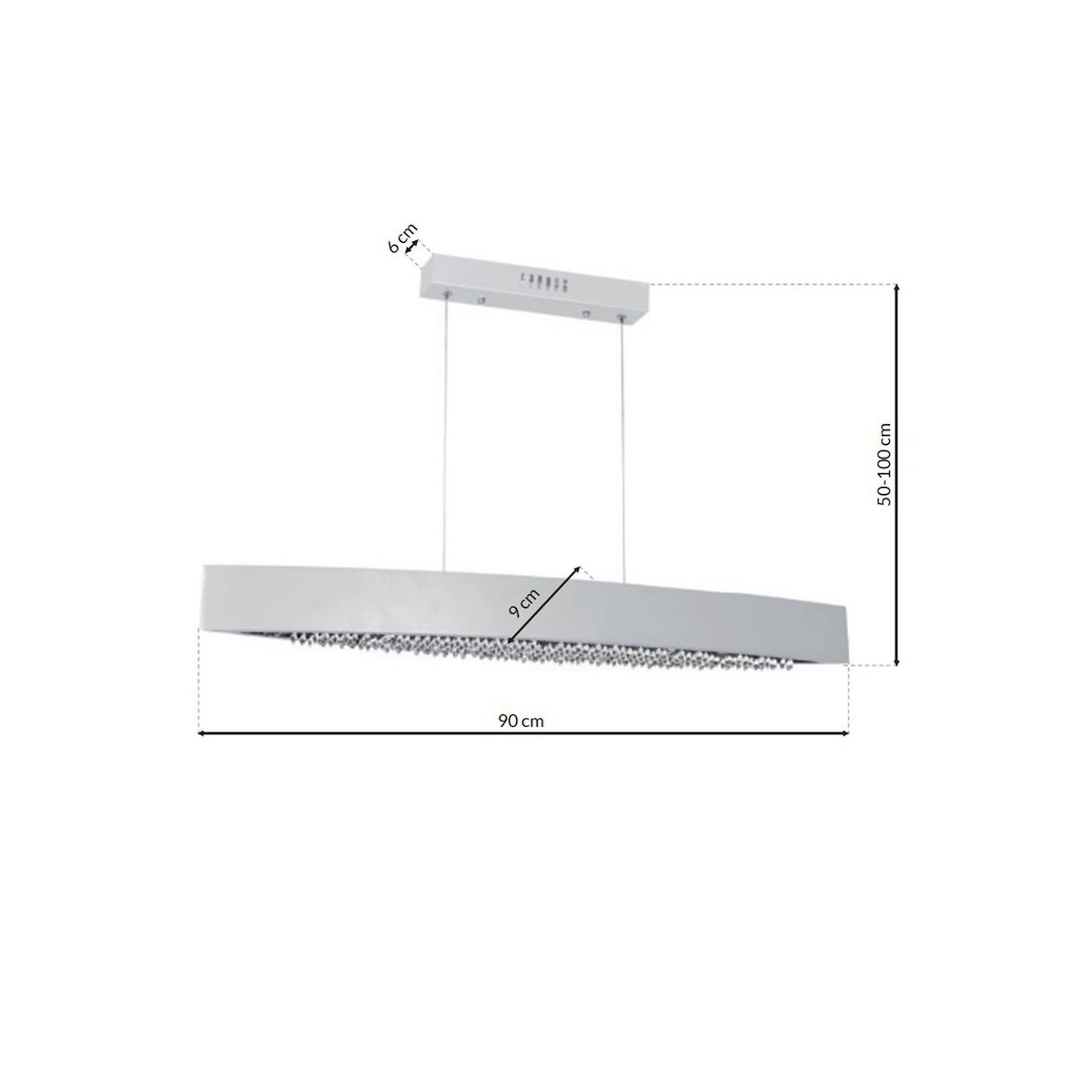 MiLagro LAMPA WISZĄCA BOCCA 24W LED ML015