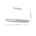 MiLagro LAMPA WISZĄCA BOCCA 24W LED ML015