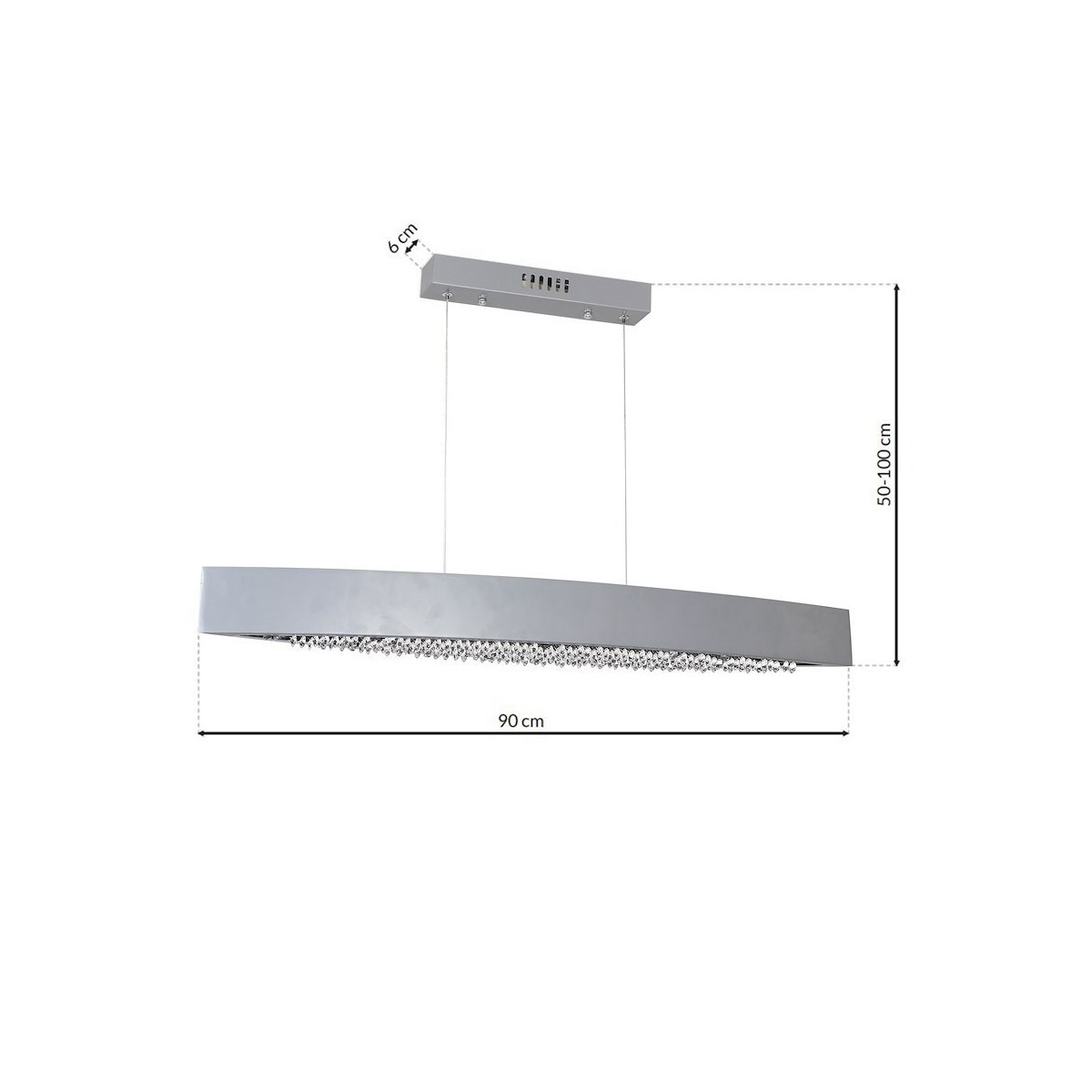 MiLagro LAMPA WISZĄCA BOCCA 24W LED ML016