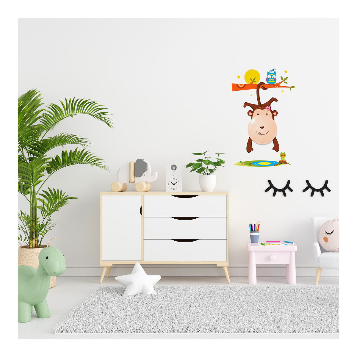 MiLagro LAMPKA DZIECIĘCA MONKEY 0,6W LED ML115