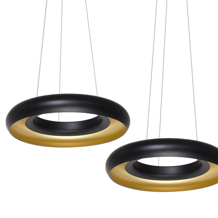 MiLagro LAMPA WISZĄCA RONDO NERO 36W LED ML354
