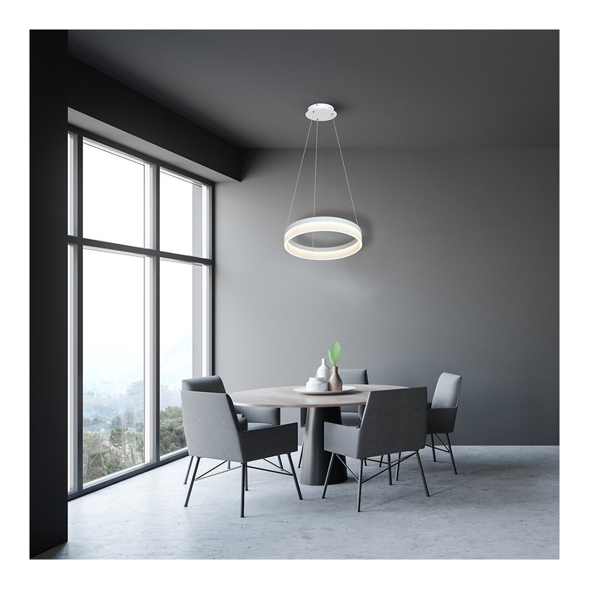 MiLagro LAMPA WISZĄCA RING 24W LED ML405