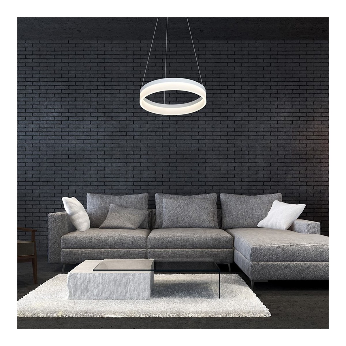 MiLagro ML405 lampa RING LED eleganckie oświetlenie