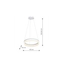 MiLagro ML405 lampa RING LED eleganckie oświetlenie
