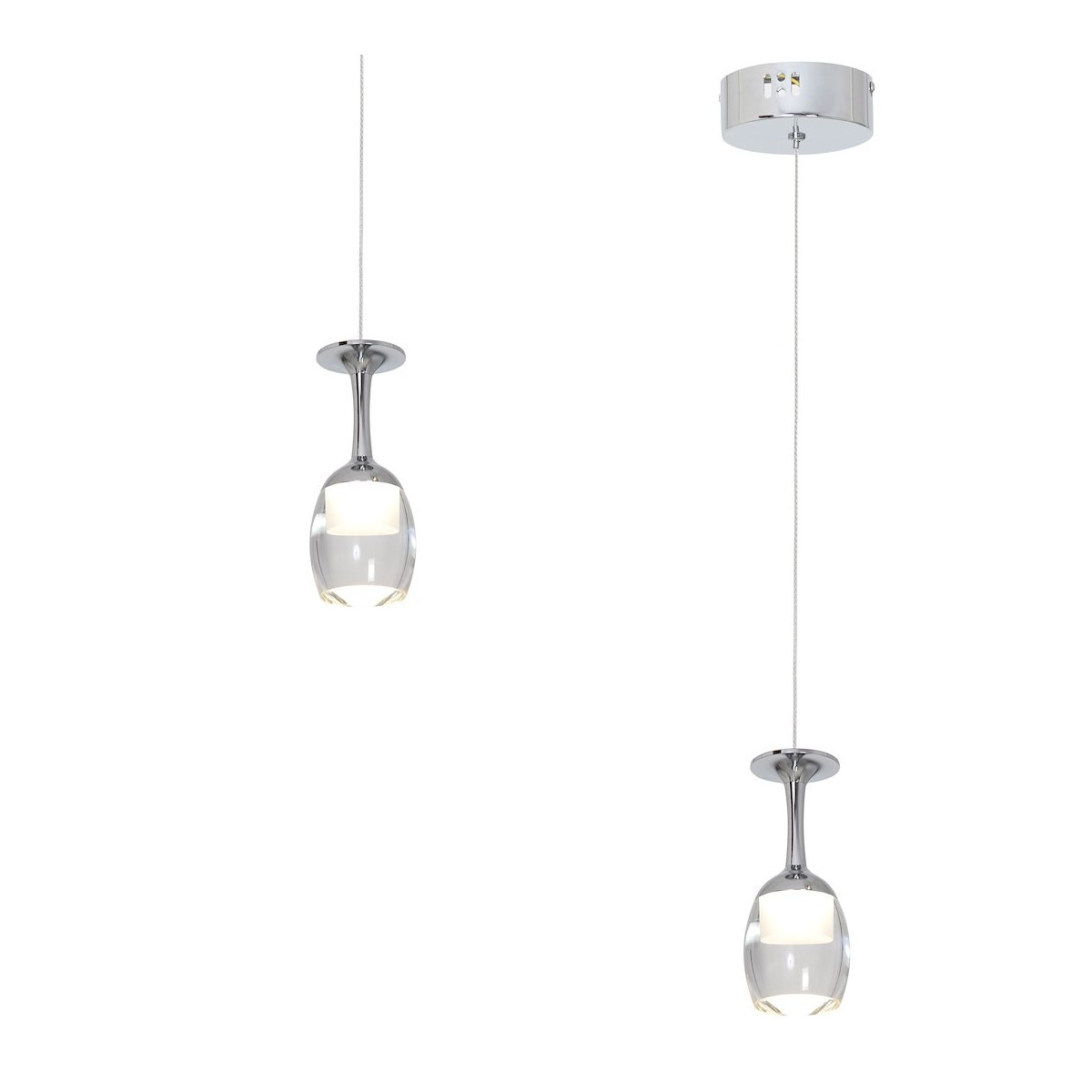 MiLagro ML436 lampa COPPA LED wyjątkowe oświetlenie