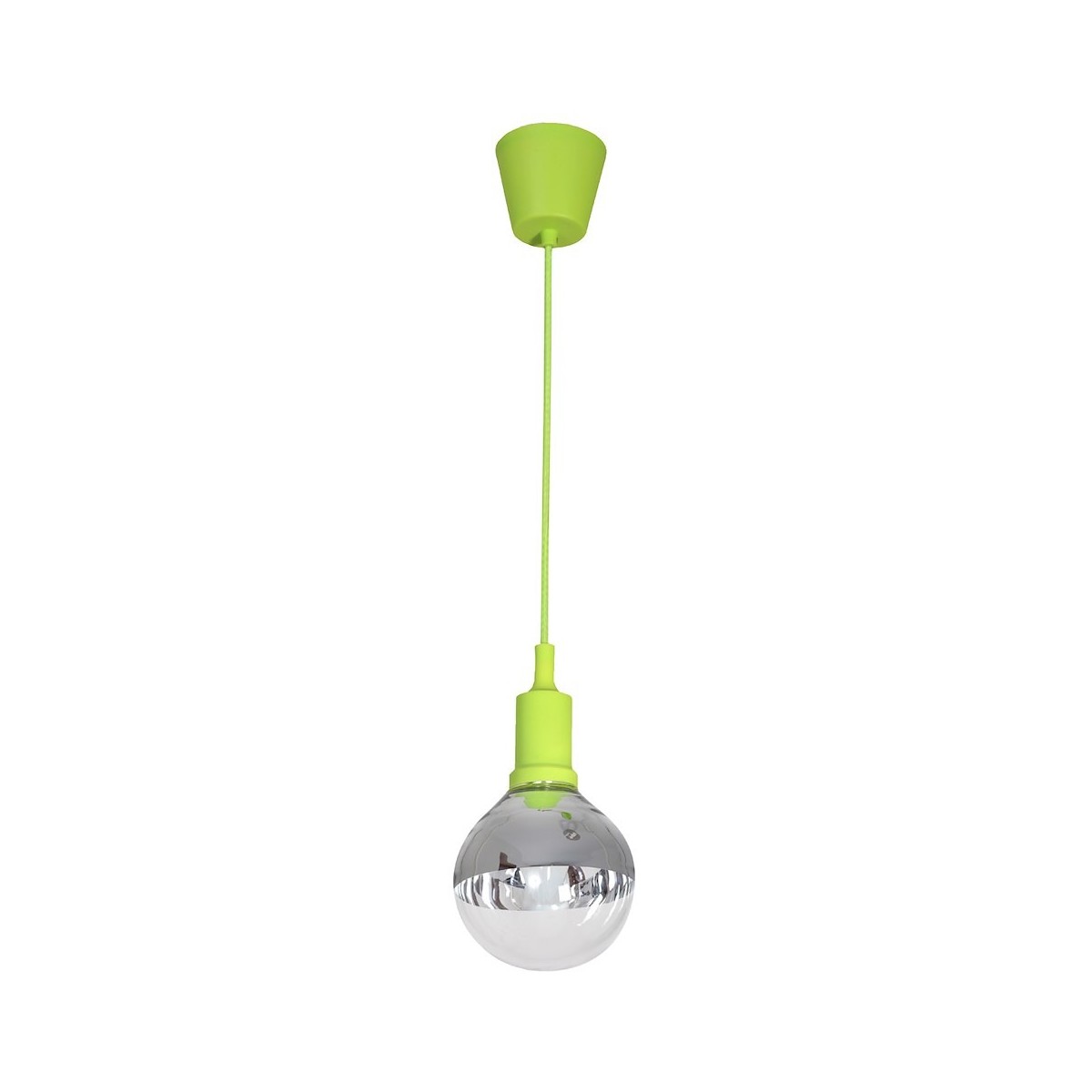MiLagro LAMPA WISZĄCA BUBBLE LIME 5W E14 LED ML458