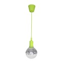 MiLagro LAMPA WISZĄCA BUBBLE LIME 5W E14 LED ML458