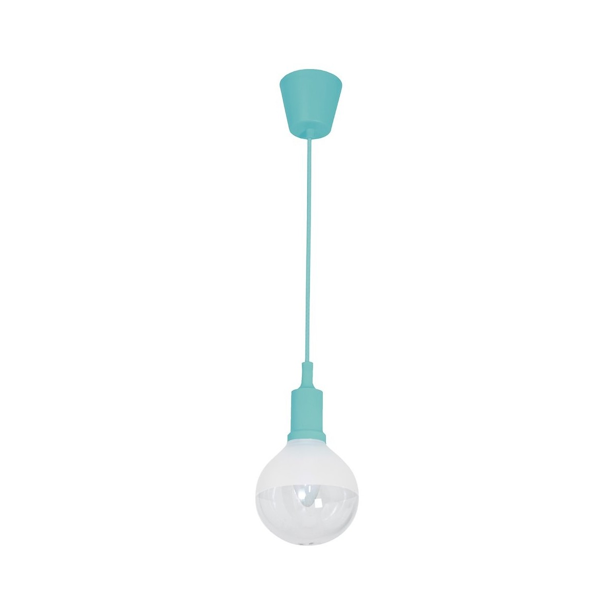 MiLagro LAMPA WISZĄCA BUBBLE TURQUOISE 5W E14 LED ML459