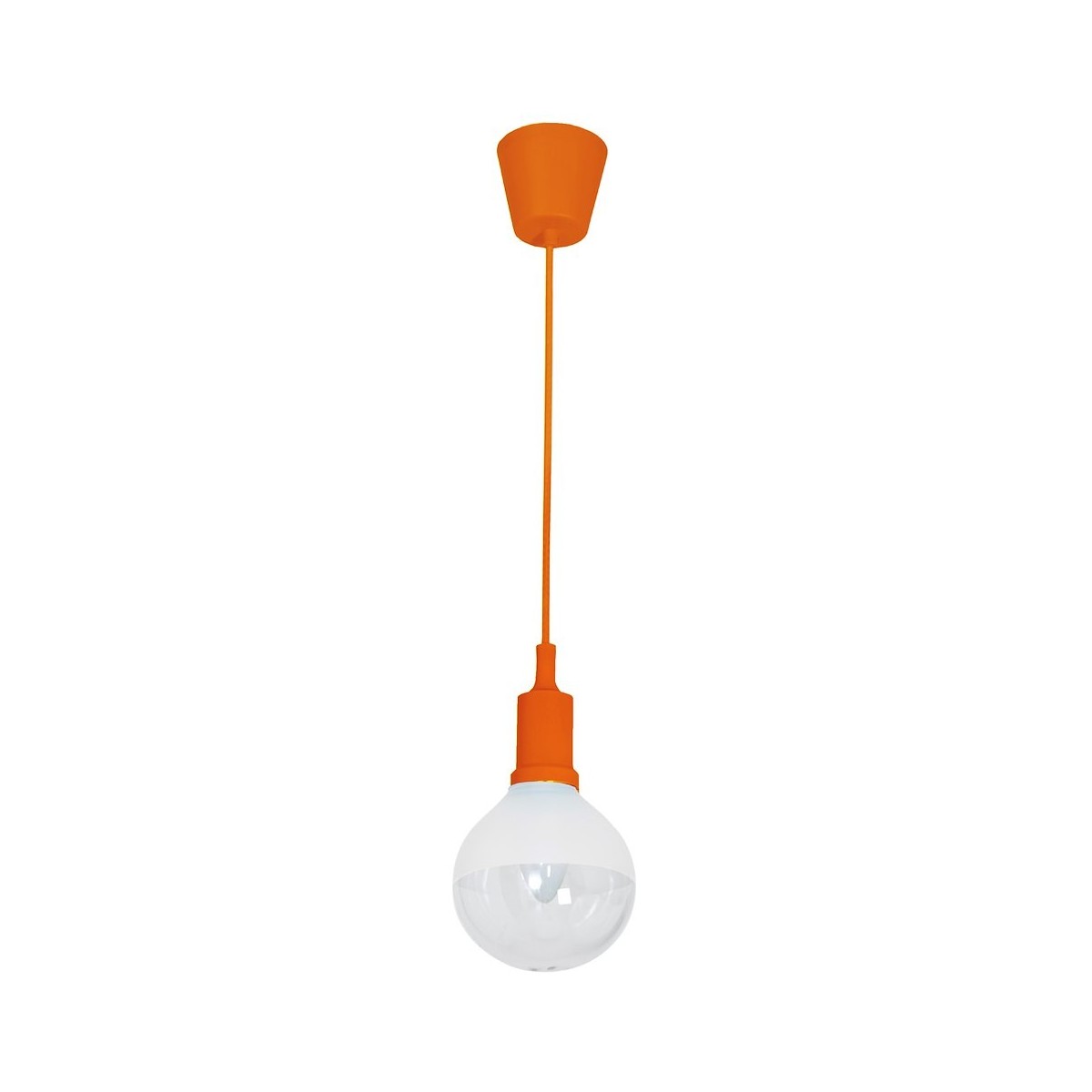 MiLagro LAMPA WISZĄCA BUBBLE ORANGE 5W E14 LED ML460