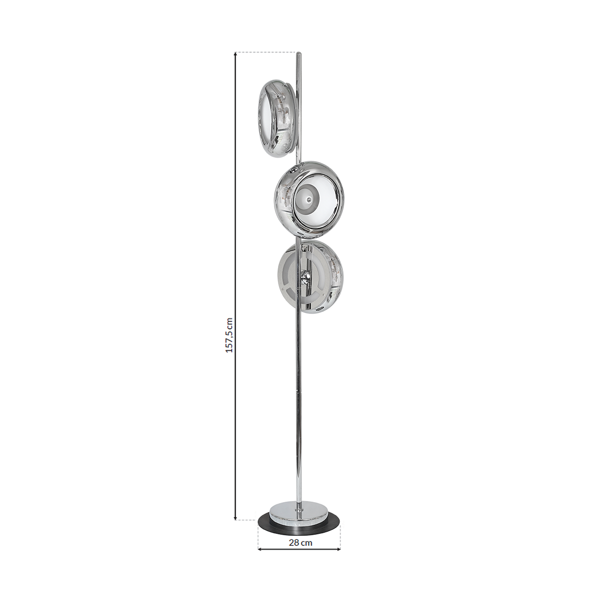 MiLagro LAMPA STOJĄCA MERCURIO 36W LED ML333