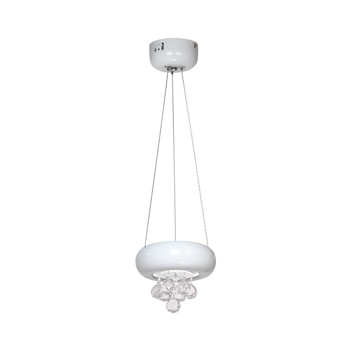 MiLagro LAMPA WISZĄCA LUX BIANCO  1X6W LED ML861