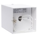 MiLagro Lampa Sufitowa Blocco Biały 1x7W GU10 Led ML476
