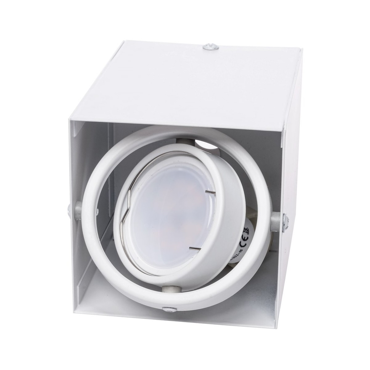 MiLagro Lampa Sufitowa Blocco Biały 1x7W GU10 Led ML476