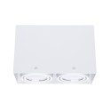 MiLagro Lampa Sufitowa Blocco Biały 2x7W GU10 Led ML478