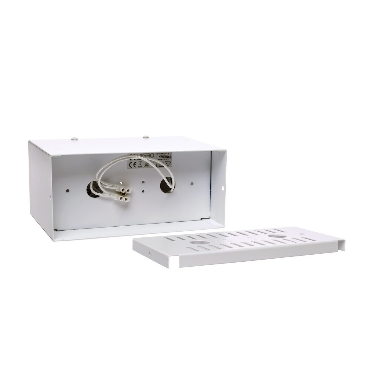 MiLagro Lampa Sufitowa Blocco Biały 2x7W GU10 Led ML478