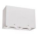 MiLagro Lampa Sufitowa Blocco Biały 2x7W GU10 Led ML478