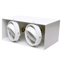 MiLagro Lampa Sufitowa Blocco Biały 2x7W GU10 Led ML478