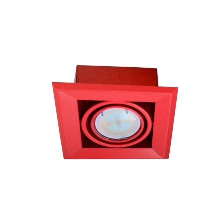 MiLagro LAMPA PODTYNKOWA BLOCCO CZERWONY 1x7W GU10 LED ML838
