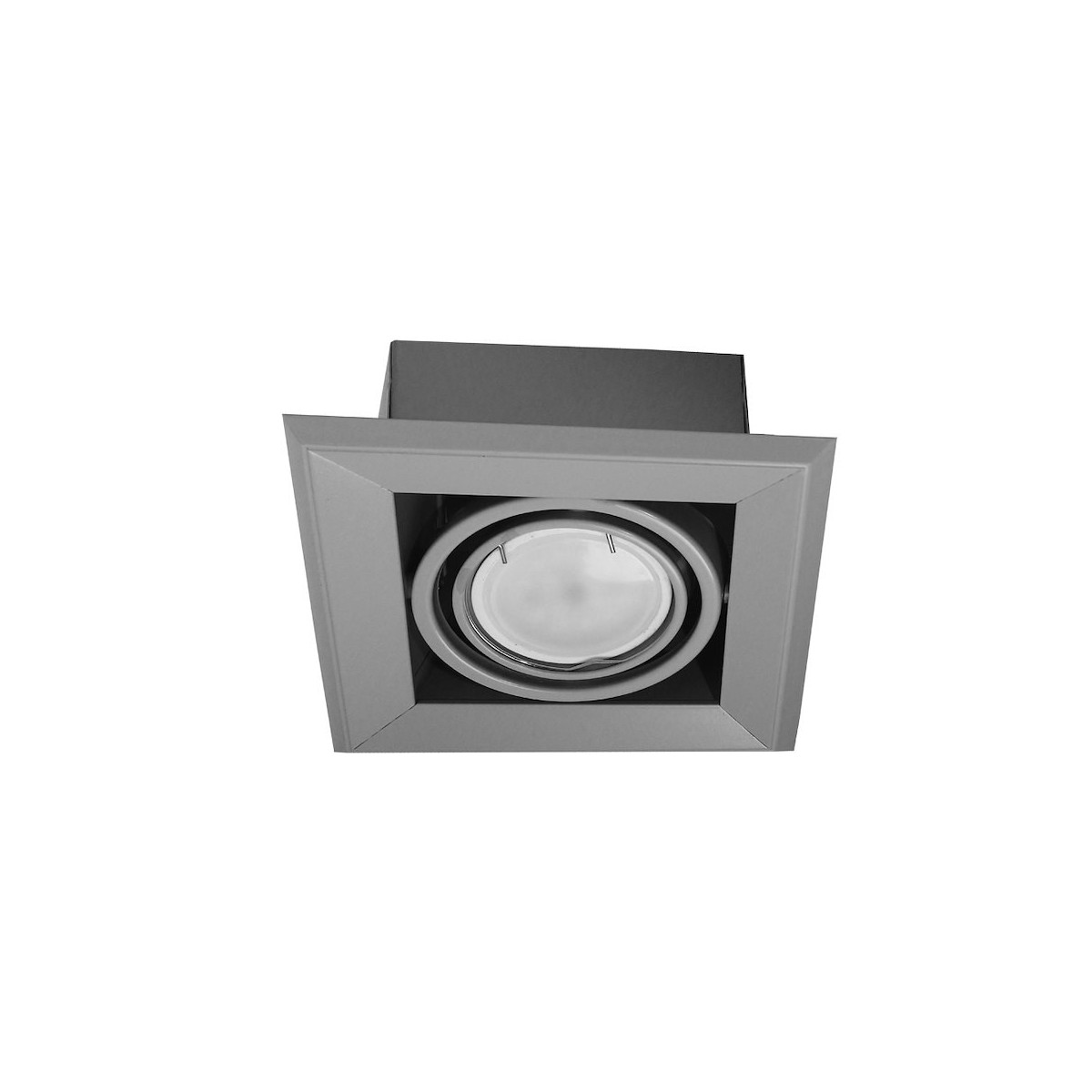 MiLagro LAMPA PODTYNKOWA BLOCCO SZARY 1x7W GU10 LED ML839