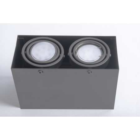 MiLagro LAMPA SUFITOWA BLOCCO SZARY 2x7W GU10 LED ML843