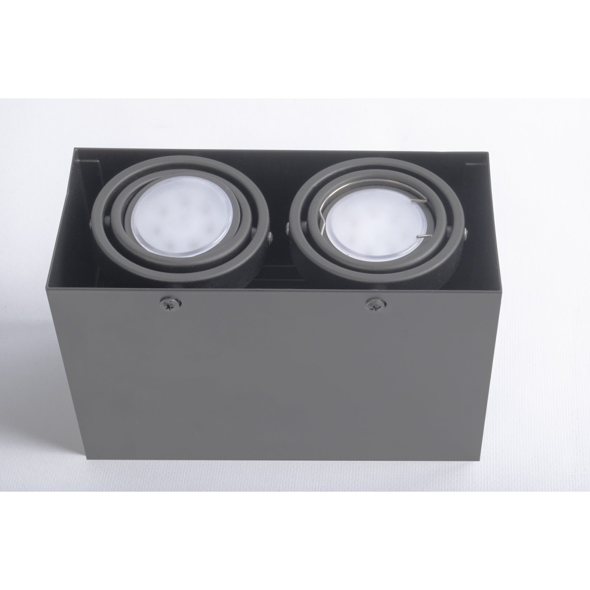 MiLagro LAMPA SUFITOWA BLOCCO SZARY 2x7W GU10 LED ML843