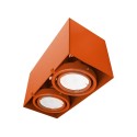 MiLagro LAMPA SUFITOWA  BLOCCO POMARAŃCZOWA 2x7W GU10 LED ML844