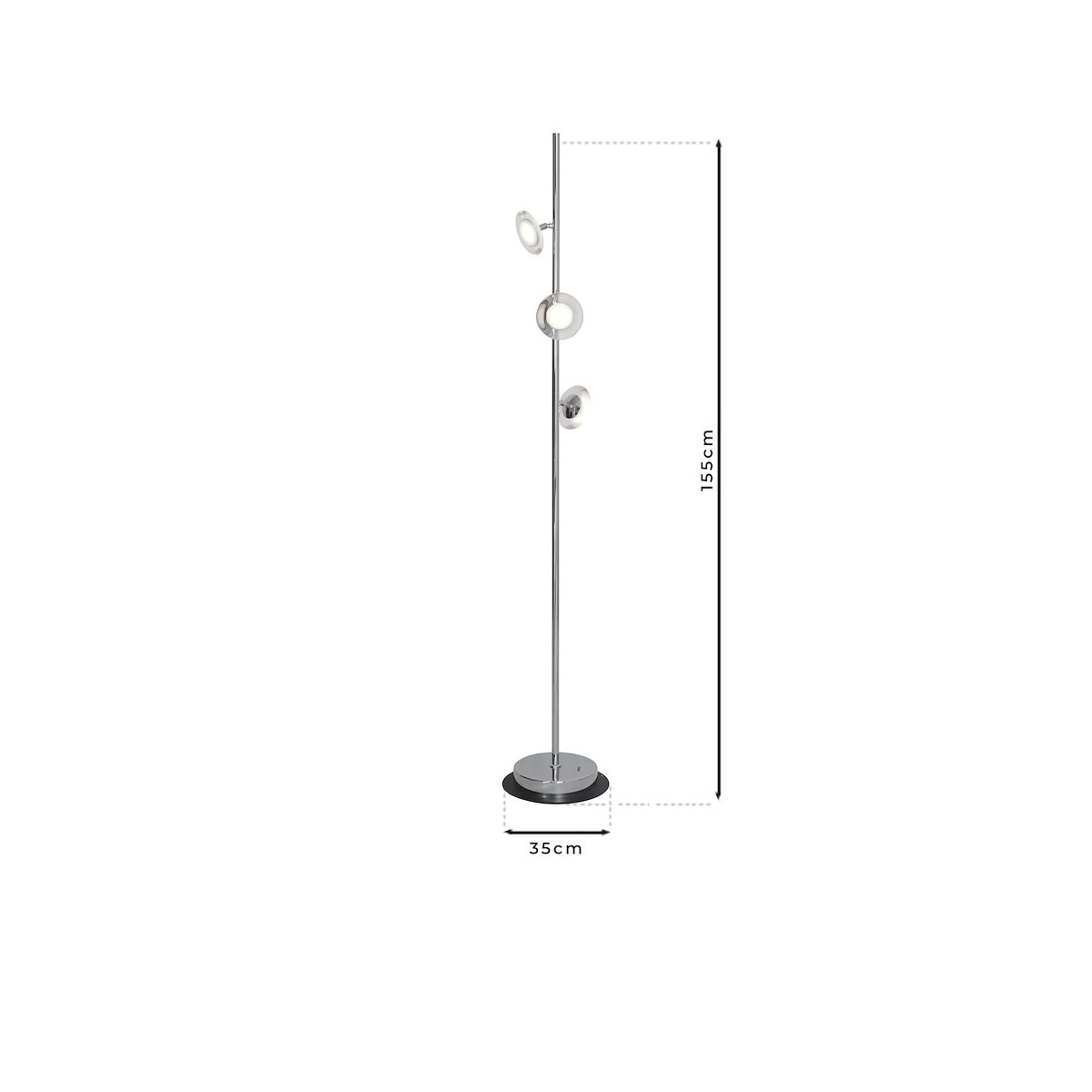 MiLagro ML177 ELLIPSE lampa stojąca wyjątkowa iluminacja