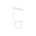 MiLagro Lampa Wisząca Loop Biały 20W LED ML520