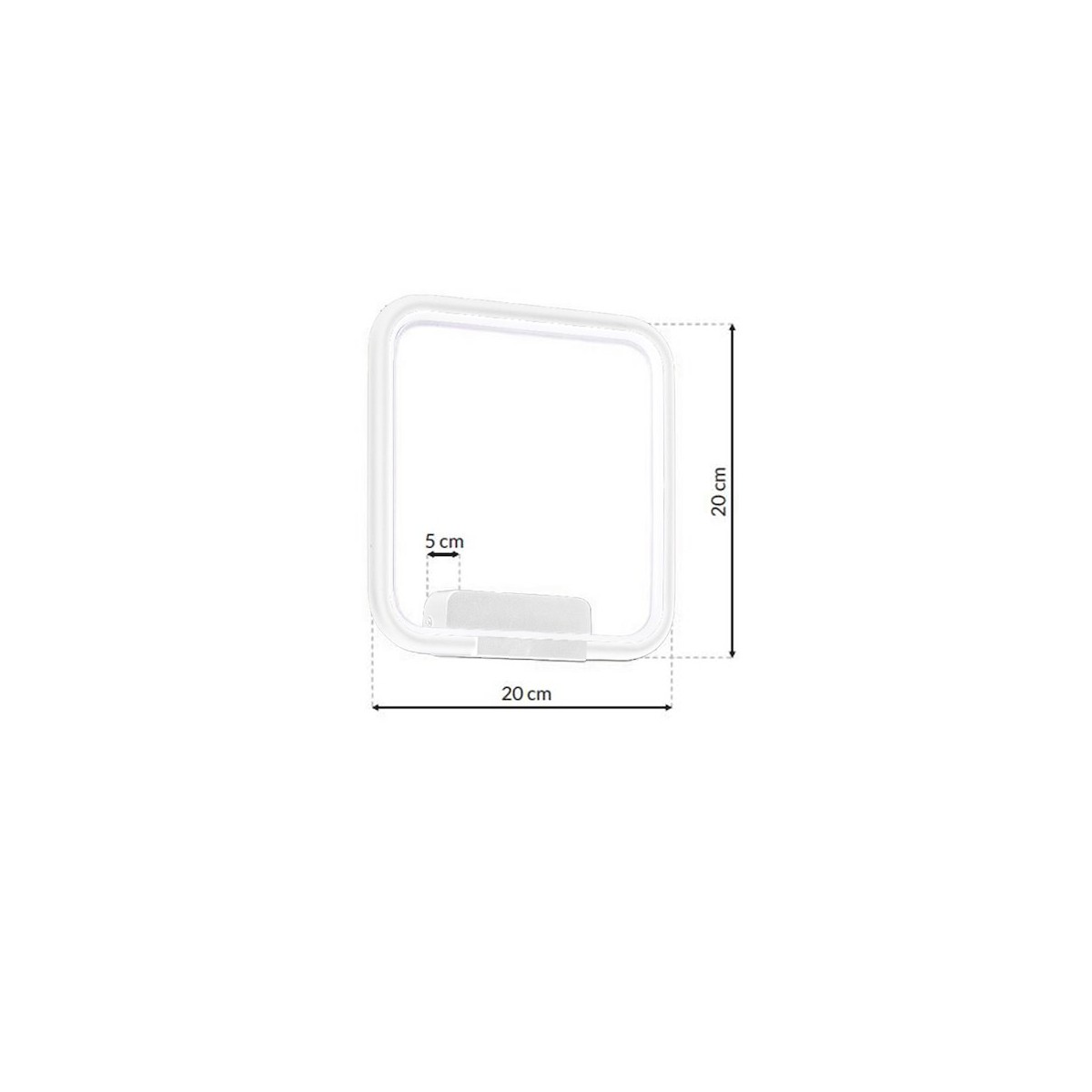MiLagro ML512 NIX WHITE kinkiet LED ekskluzywne oświetlenie