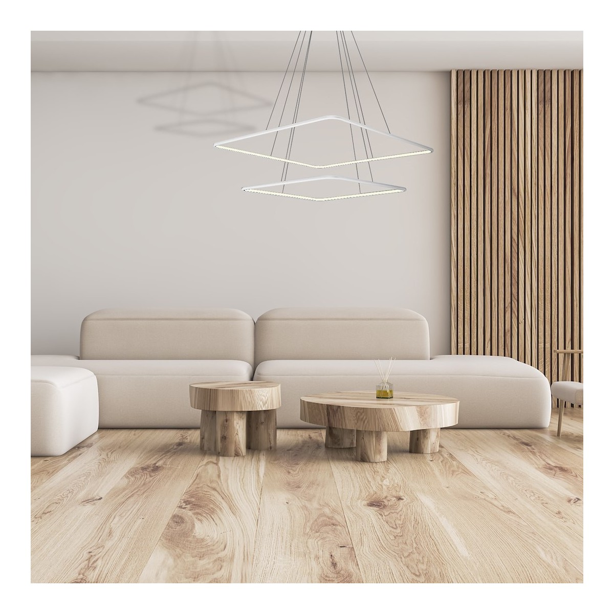 MiLagro Lampa wisząca Nix Biały 50W LED ML514