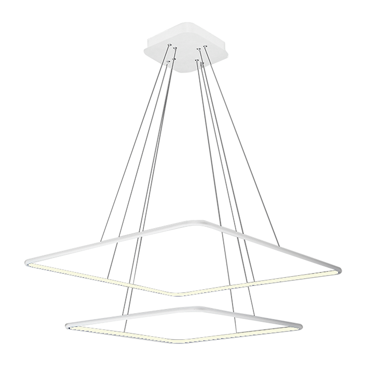 MiLagro Lampa wisząca Nix Biały 50W LED ML514