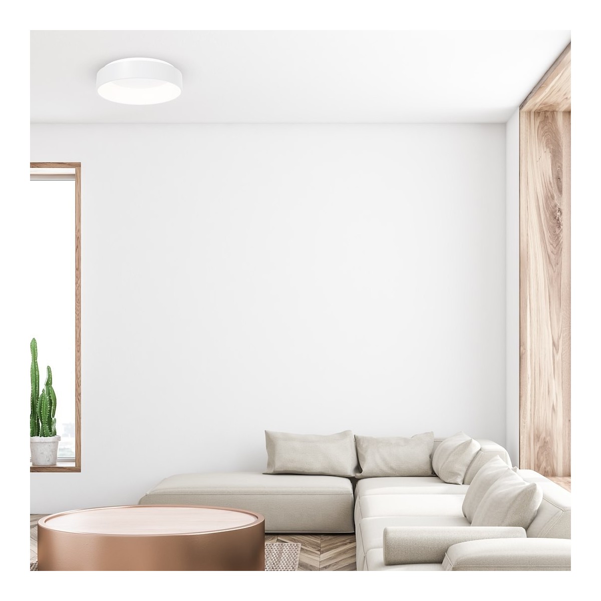 MiLagro Plafon OHIO 40W LED 3000K-4000K O450mm ML232