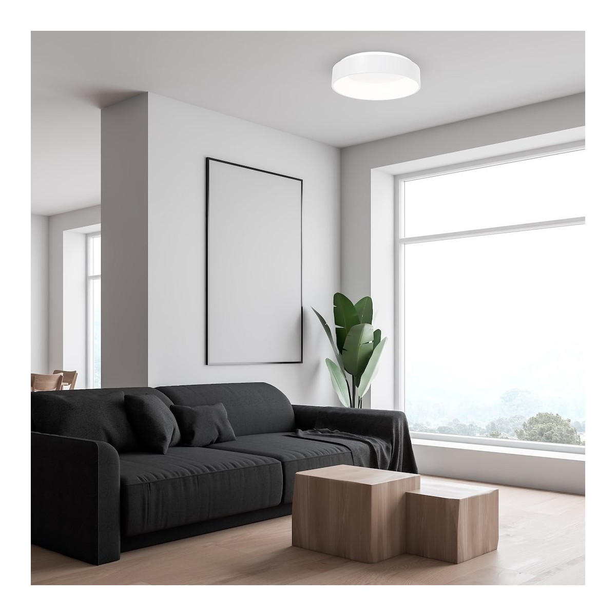 MiLagro Plafon OHIO 40W LED 3000K-4000K O450mm ML232