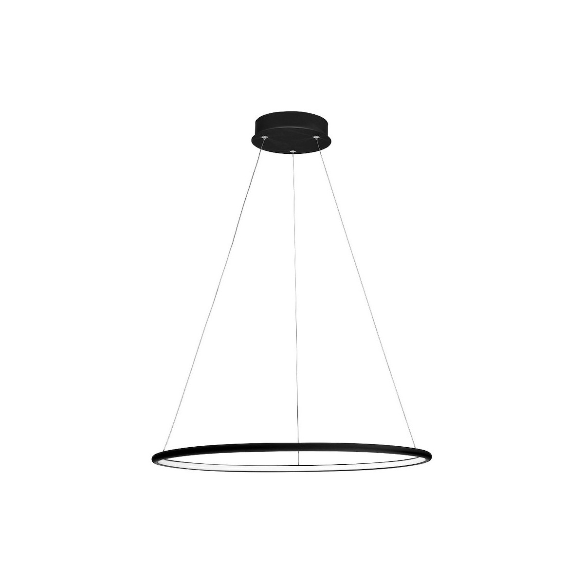 MiLagro LAMPA WISZĄCA ORION BLACK  22W LED ML507