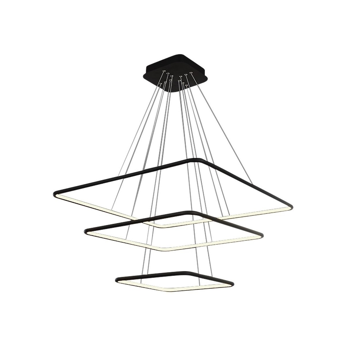 MiLagro LAMPA WISZĄCA NIX BLACK 117W LED ML519
