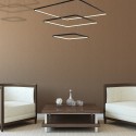 MiLagro LAMPA WISZĄCA NIX BLACK 117W LED ML519