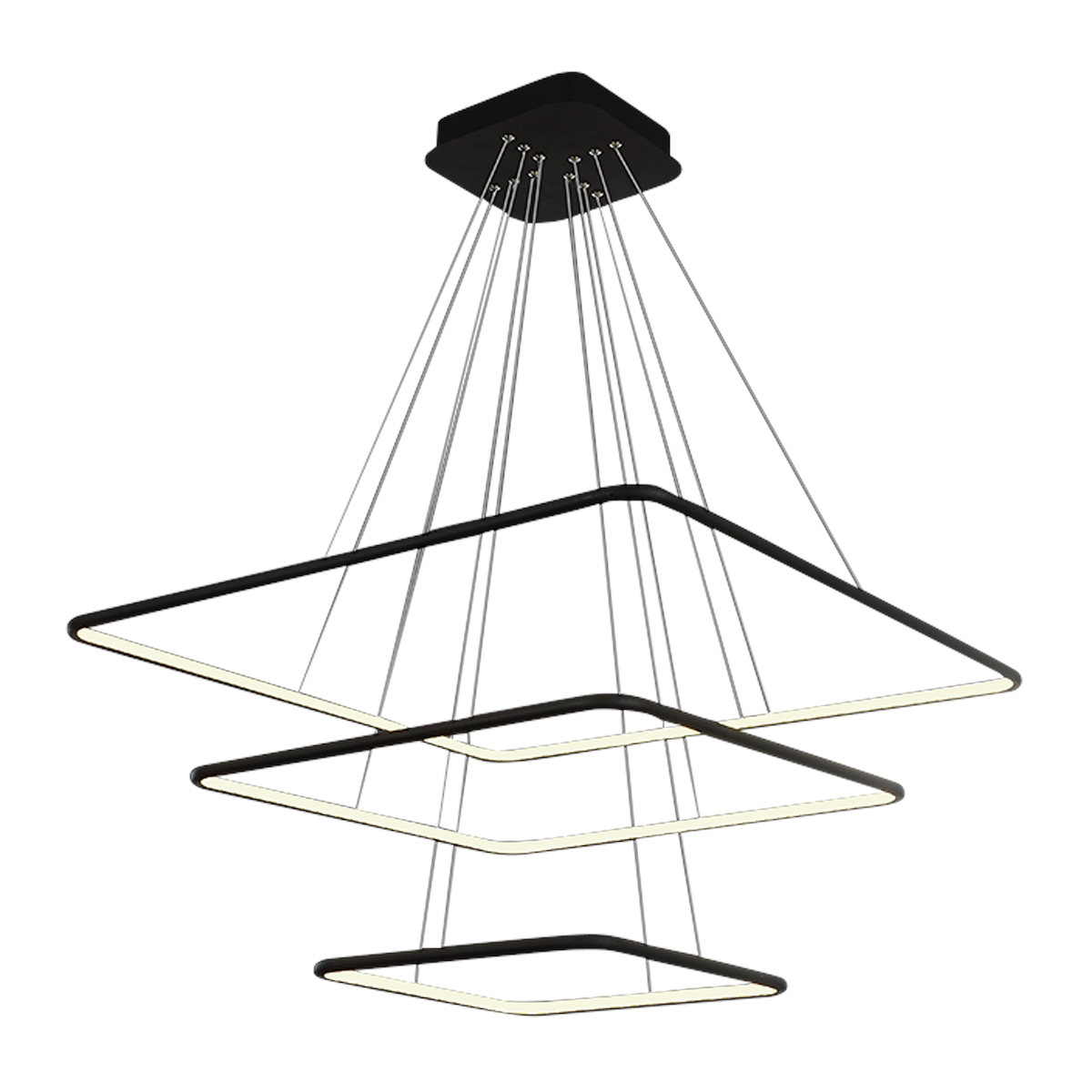 MiLagro LAMPA WISZĄCA NIX BLACK 117W LED ML519