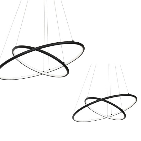 MiLagro LAMPA WISZĄCA ORION BLACK 53W LED ML508