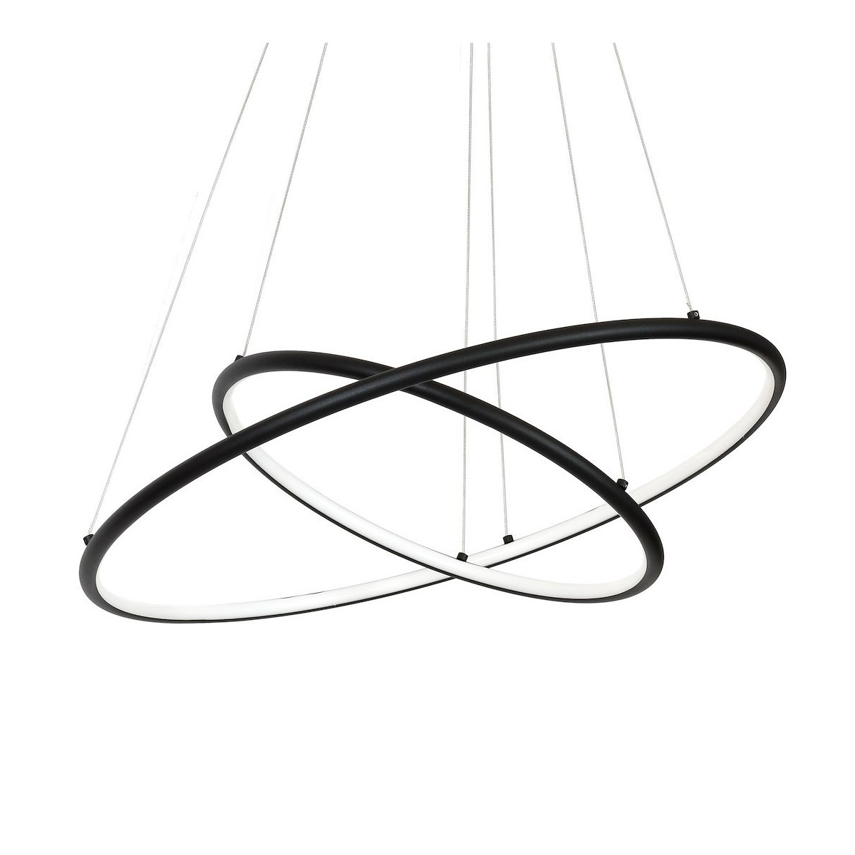 MiLagro LAMPA WISZĄCA ORION BLACK 53W LED ML508