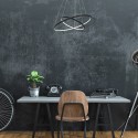 MiLagro LAMPA WISZĄCA ORION BLACK 53W LED ML508