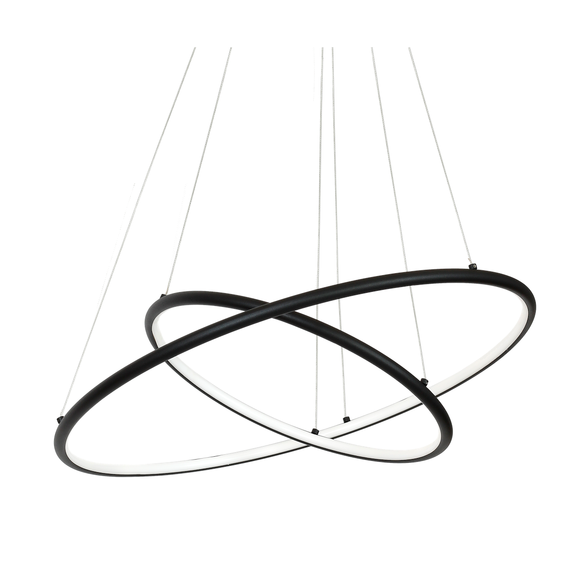 MiLagro LAMPA WISZĄCA ORION BLACK 53W LED ML508