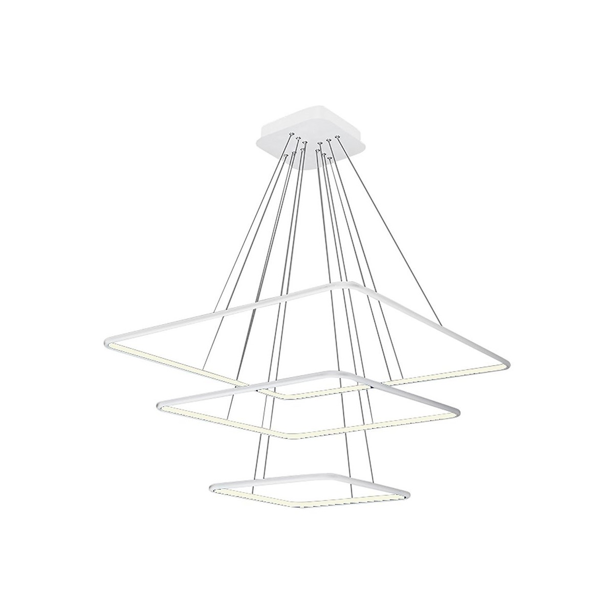 MiLagro Lampa Wisząca Nix Biały 117W LED ML515