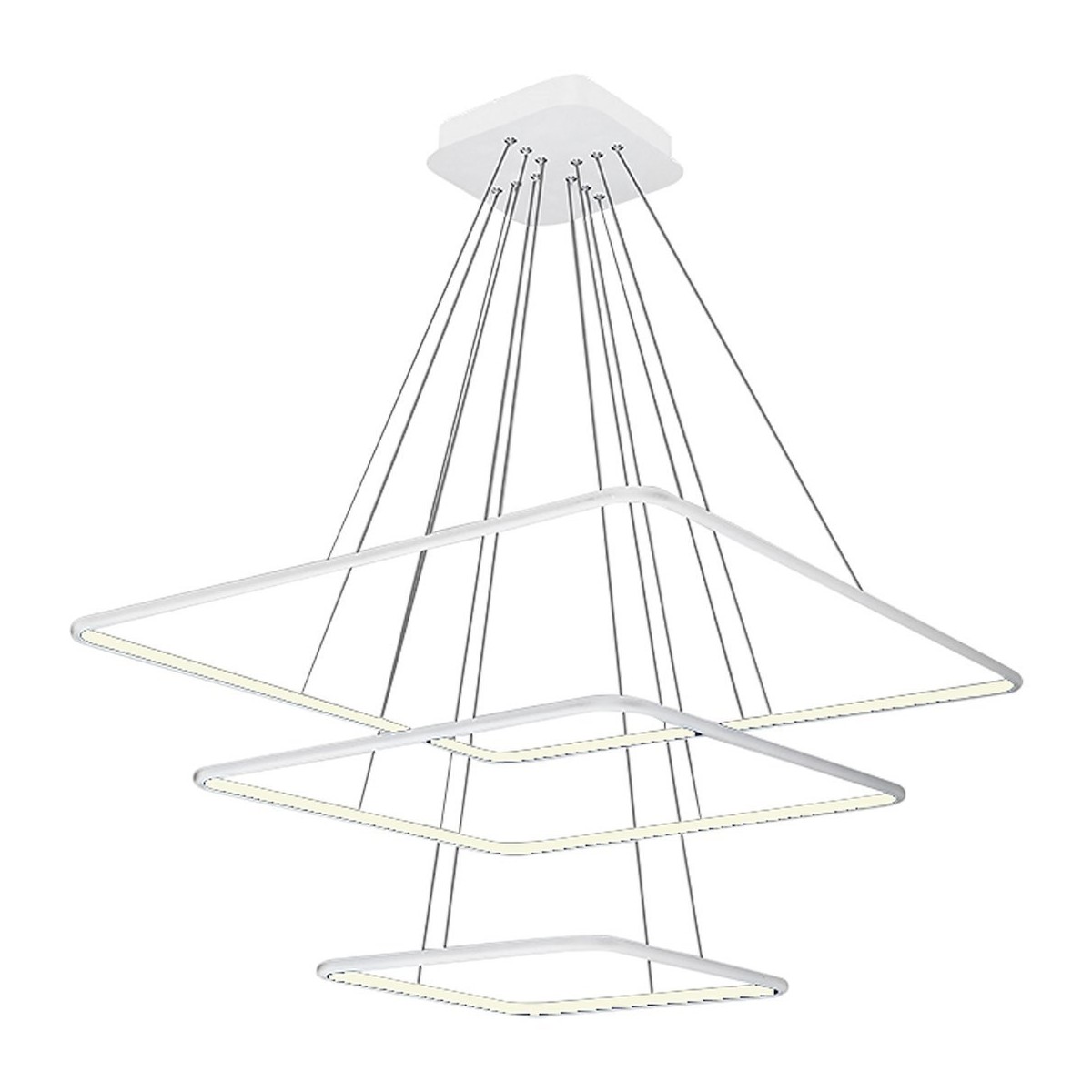 MiLagro Lampa Wisząca Nix Biały 117W LED ML515