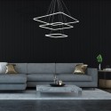 MiLagro Lampa Wisząca Nix Biały 117W LED ML515