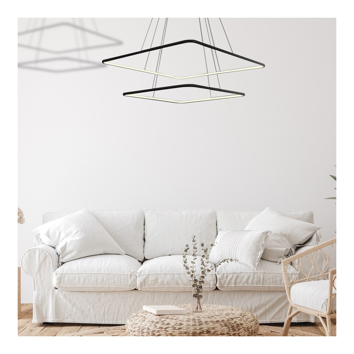 MiLagro LAMPA WISZĄCA NIX BLACK 50W LED ML518